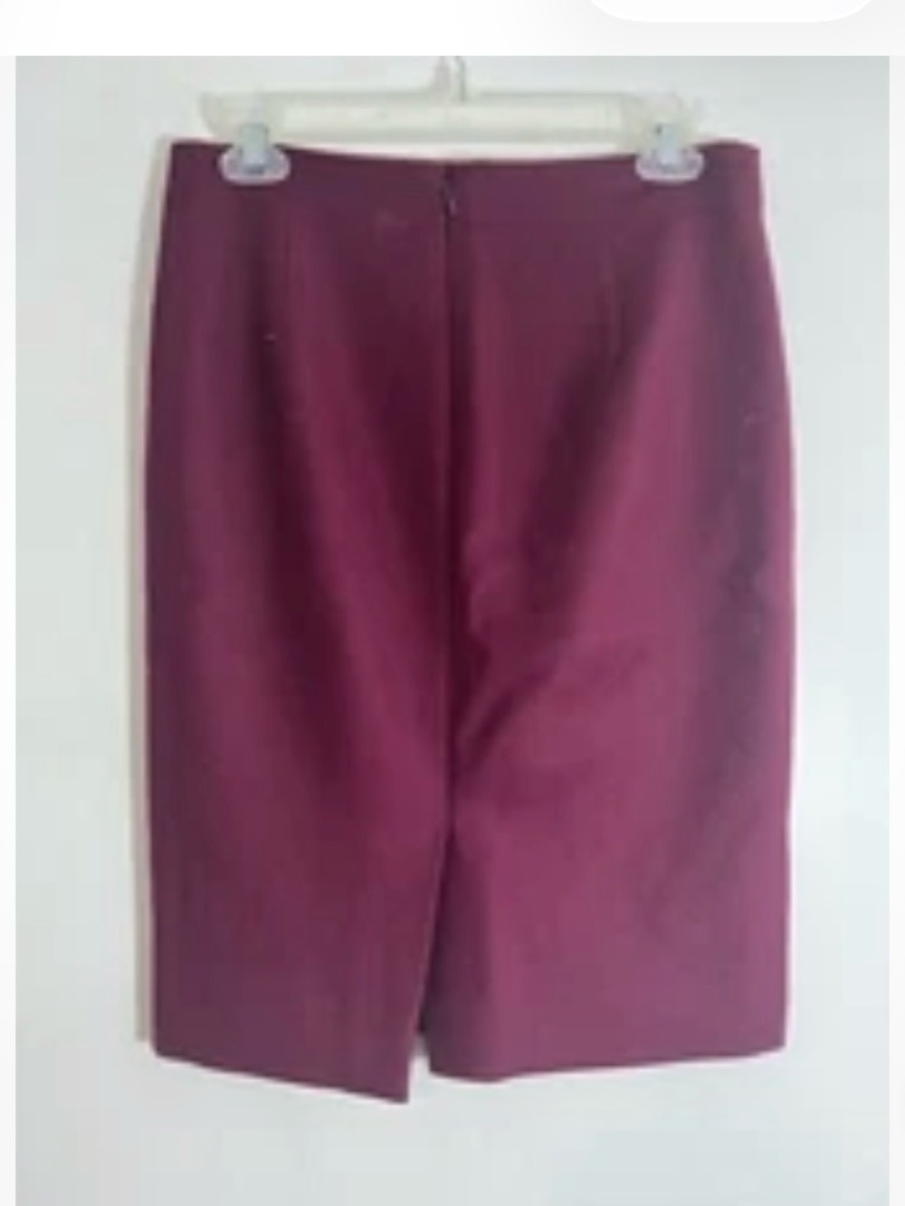 J. Crew Burgundy Pencil Skirt - Picture 5 of 6